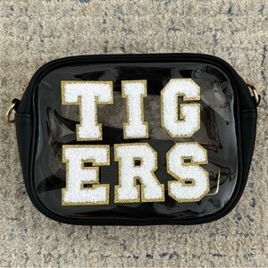 Clear crossbody stadium bag